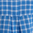 Сорочка жіноча GANT The Linen Chambray Gingham Shirt 4321033 40 Синя (7325705709151) - зображення 3