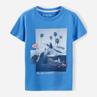 T-shirt 5.10.15 Futuristic Aqua 1I4029 104 cm Niebieski (5902361958370)