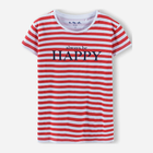 T-shirt dziecięcy dla dziewczynki 5.10.15 Mix And Match 3I4033 92 cm Biały/Czerwony (5902361954822) - obraz 1