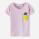 T-shirt dziecięcy dla dziewczynki 5.10.15 Urban Tropics 3I4059 116 cm Różowy (5902361983037) - obraz 1