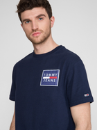 T-shirt Tommy Jeans Tjm Chest Box Logo T DM0DM07443-CKB S Niebieski (8719861061090) - obraz 5