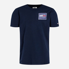 T-shirt Tommy Jeans Tjm Chest Box Logo T DM0DM07443-CKB S Niebieski (8719861061090) - obraz 6