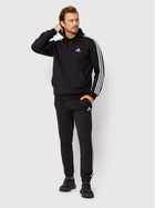 Худі утеплене чоловіче Adidas 3 Stripe Fleece Hoody GK9072 2XL Черное (4064045329195 ) - зображення 3