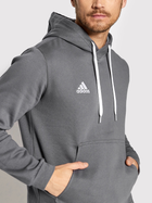 Bluza męska z kapturem kangurka Adidas Entrada 22 Hoody HB0578 XL Szara (4065418937627) - obraz 5