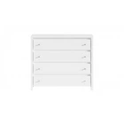 Комод Кристина KOM4S(В)/1050*405*920 из ДСП цвет Белый/Белый глянец Gerbor Holding