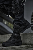 Ботинки берцы мужские TUR Вариор натуральная кожа черные 43 - изображение 6
