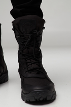 Ботинки берцы мужские TUR Вариор натуральная кожа черные 41 - изображение 7