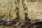Берцы военные для мокрой погоды. Мужские тактические лёгкие боевые ботинки ALTBERG WARRIOR AQUA 37 коричневые - изображение 10