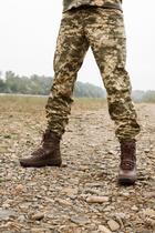 Берцы війскові для мокрої погоди. Чоловічі тактичні лёгкі бойойві черевики ALTBERG WARRIOR AQUA 43 коричневі - зображення 2