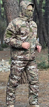 Зимовий тактичний костюм Softshell MultiCam Мультикам L - зображення 6