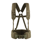 Пояс M-Tac тактический с плечевыми ремнями Scout Olive L - изображение 1