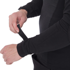 Чоловіча тактична сорочка чорна з довгим рукавом ZEPMA Поліестер Бавовна (TY-7492) XXL - зображення 6