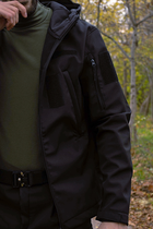 Тактична тепла куртка Soft Shell чорна Logos 4631-07 3XL - зображення 4