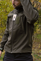 Тактическая куртка теплая Soft Shell хаки Logos 4585-07 L - изображение 3
