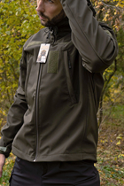 Тактична тепла куртка Soft Shell хакі Logos 4585-07 3XL - зображення 3