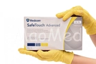 Нітрилові рукавички Medicom SafeTouch® Advanced Yellow без пудри текстуровані розмір S 100 шт. Жовті (3.8 г) - зображення 1