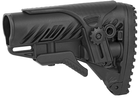 Приклад FAB Defense GLR-16 CP с регулируемой щекой для AR15/M16. Цвет черный - изображение 1