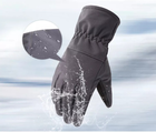 Тактические перчатки зимние военные, армейские зимние перчатки ВСУ черные размер XL - изображение 4