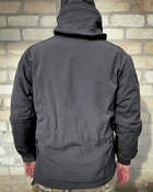Куртка тактична Альфа Софтшел фліс XL чорна - зображення 3