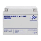 Акумулятор мультигелевий LPM-MG 12V 26 Ah LogicPower 6557