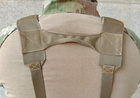 Тактический пояс разгрузочный РПС с креплением MOLLE и плечевыми лямками Multicam Arid степной без подсумков - изображение 6