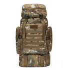 Тактичний армійський рюкзак на 80 л, 70x33x15 см КАМУФЛЯЖ - изображение 1