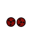 Шеврон на липучці Аніме Sharingan 3см червоний (12002) - зображення 1