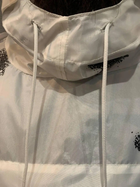Масхалат зимний маскировочный плащ Плащ-Палатка Военный Дождевик Пончо белый Тактический - изображение 4