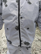 Масхалат костюм зимний Военный Дождевик Тактический камуфляж белый - изображение 5