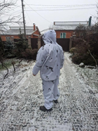 Масхалат костюм зимний Военный Дождевик Тактический камуфляж белый - изображение 7