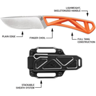 Нож Gerber Exo-Mod Fixed DP FE Orange 21,7 см 1055360 - изображение 4