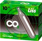 Балончики CO2 для пневматики 10 шт., LISS - зображення 1