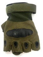 Перчатки Combat тактические беспалые олива XL (00-00007494) - изображение 3