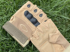 Перчатки Oakley тактические беспалые L койот (00-00008061) - изображение 3