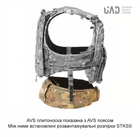Комплект плитоноска AVS + пояс AVS + система StKSS + сумка для плитоноски AVS ZIP Emerson Мультикамуфляж - изображение 5