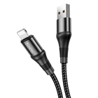 Кабель Hoco X50 Excellent charging data cable for Lightning Black