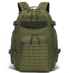 Рюкзак тактический военный ZE099 Molle 40л оливковый - изображение 1