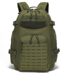 Рюкзак тактический военный ZE099 Molle 40л оливковый - изображение 1