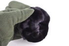 Перчатки мужские тёплые спортивные тактические флисовые на меху зелёные 9093_14_Olive - изображение 5