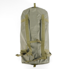 Баул тактический военный транспортный сумка-рюкзак 80 л Олива - изображение 8