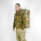 Баул тактичний військовий транспортний сумка-рюкзак 80 л Піксель - зображення 9