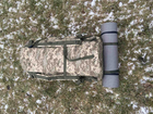Баул 100 литров армейский ткань кордура ВСУ тактический сумка рюкзак походный с местом под каремат пиксель - изображение 10