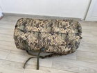 Сумка баул-рюкзак влагозащитный тактический армейский военный 120л 82*42 см Пиксель - изображение 4