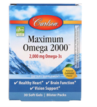 Максимум Омега 2000 Carlson Labs (Maximum Omega 2000) 2000 мг 30 капсул CAR60020