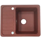 Кухонная мойка гранитная Adamant SMALL terracotta-11