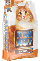 Сухий корм для кішок Пан Кот Курка