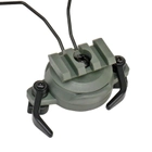 Адаптер кріплення з планкою Пікатінні для встановлення навушників Earmor M31/M32, Walkers та Peltor на шолом, Хакі (150320) - зображення 7