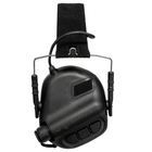 Активные наушники стрелковые Earmor M31 Black + Premium крепление на каску шлем (универсальное) (125963) - изображение 3