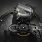 Активные наушники для стрельбы Earmor M31 Черные + Крепление на каску шлем с планкой Пикатинни (125962) - изображение 15