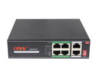 4х портовый PoE коммутатор с автоперезапуском ONV-H1064PLD, 4хРоЕ 100 Мбит + 2х100 Мбит до 250м